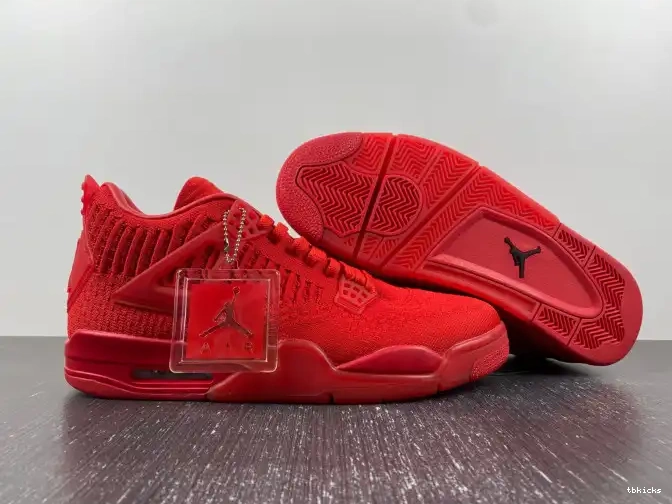 Cheap TBK Jordan AQ3559-600 Red 4 Flyknit Retro 0502